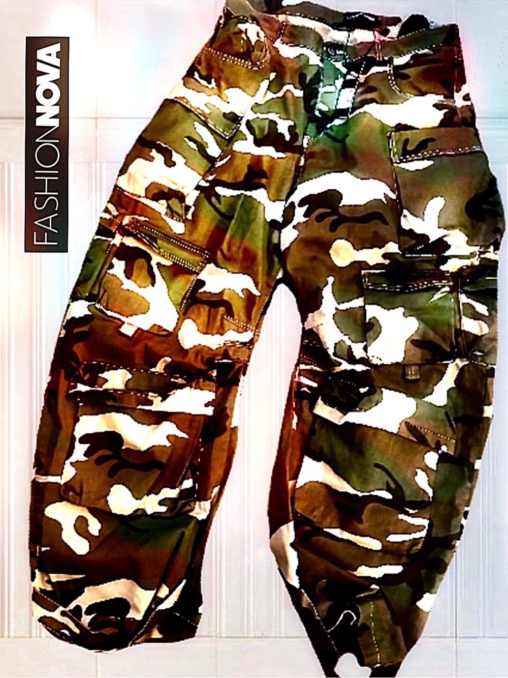 Fashion Nova “Reservoir Camo Utility” Pants